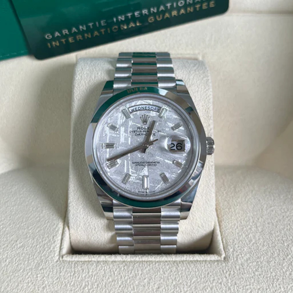Rolex Day-Date 40mm Diamond Dial 228206 - WatchesReplica.is