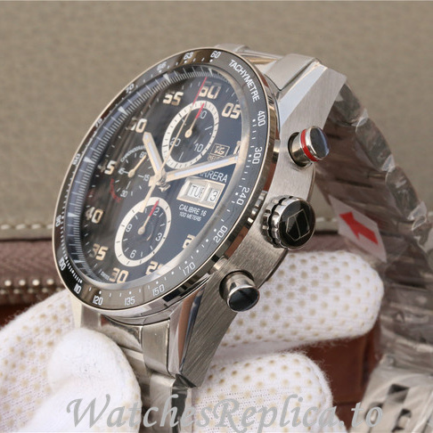 Tag Heuer Replica Carrera Stainless steel strap 43MM - WatchesReplica.is