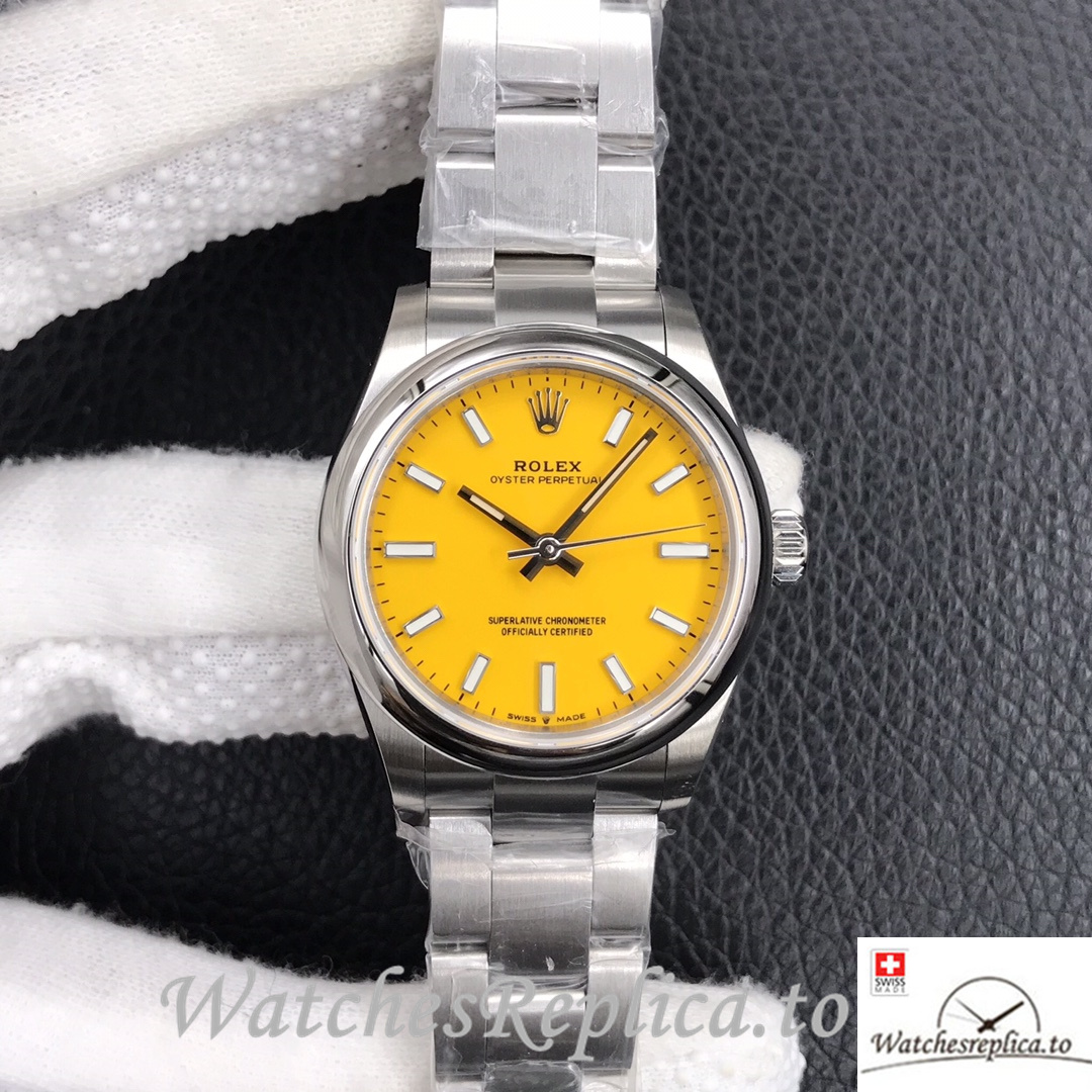 Swiss Rolex Oyster Perpetual Replica 277200 Stainless steel strap 31MM - WatchesReplica.is