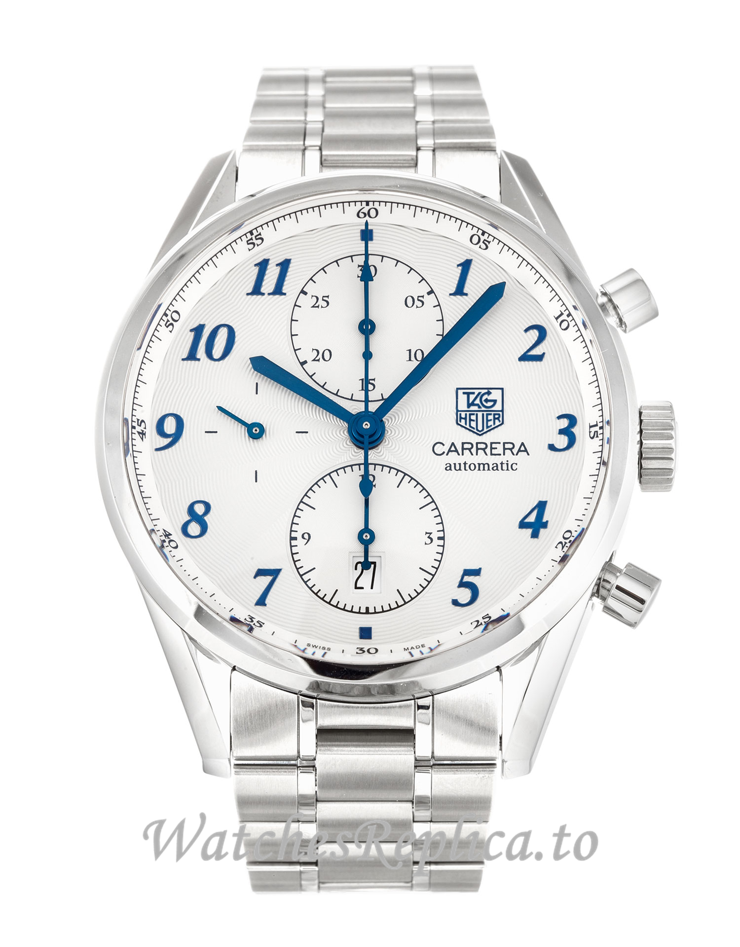 Tag Heuer Carrera Silver Dial CAS2111.BA0730 41 MM - WatchesReplica.is