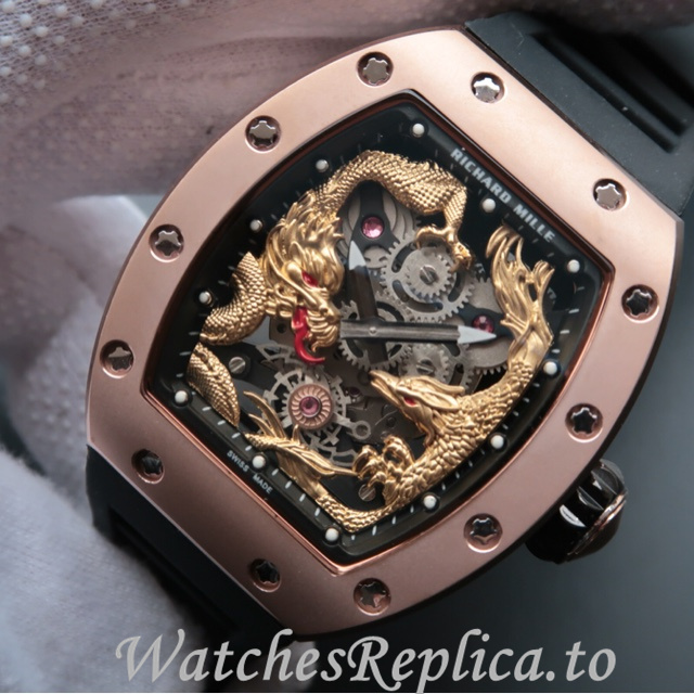 Richard Mille Replica RM57-01 Rubber strap 50MM - WatchesReplica.is