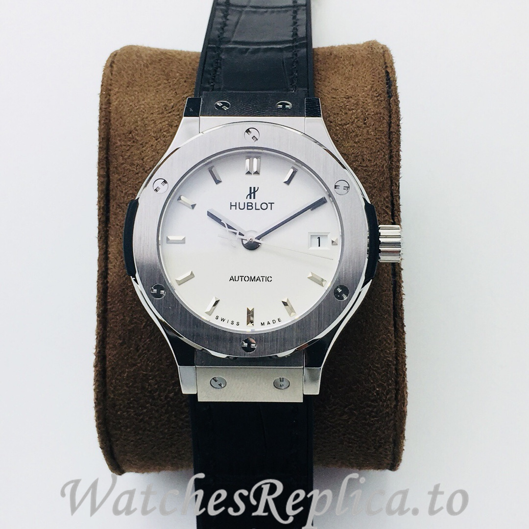 Hublot Replica Classic-Fusion-Series Leather strap 38MM - WatchesReplica.is