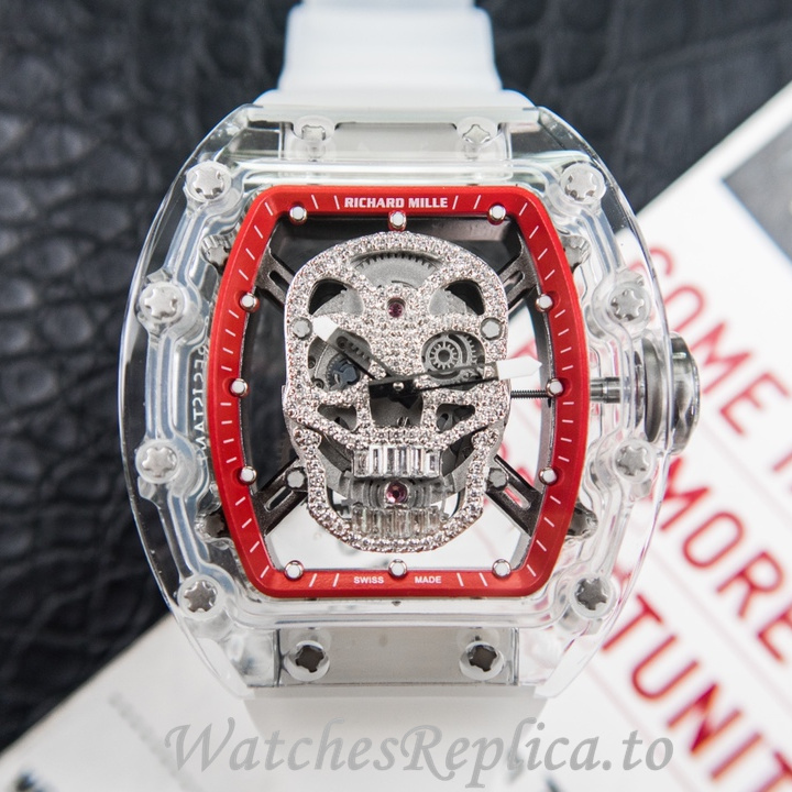 Richard Mille Replica RM052 Rubber strap 50MM - WatchesReplica.is