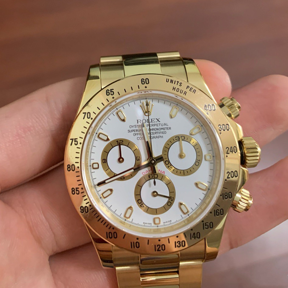 Rolex Daytona White Dial 116528 - WatchesReplica.is