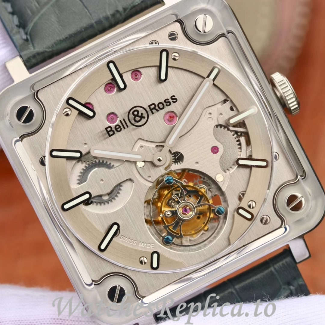 Bell Ross Replica BR-X2 Leather strap 42.5MM - WatchesReplica.is