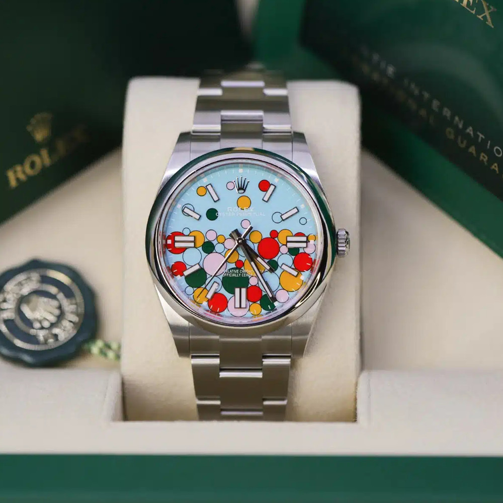 Rolex Oyster Perpetual 124300-0008 Celebration Dial 41 mm - WatchesReplica.is