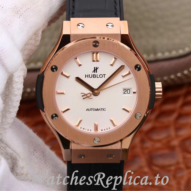 Hublot Replica 511.zp Leather strap 42MM - WatchesReplica.is