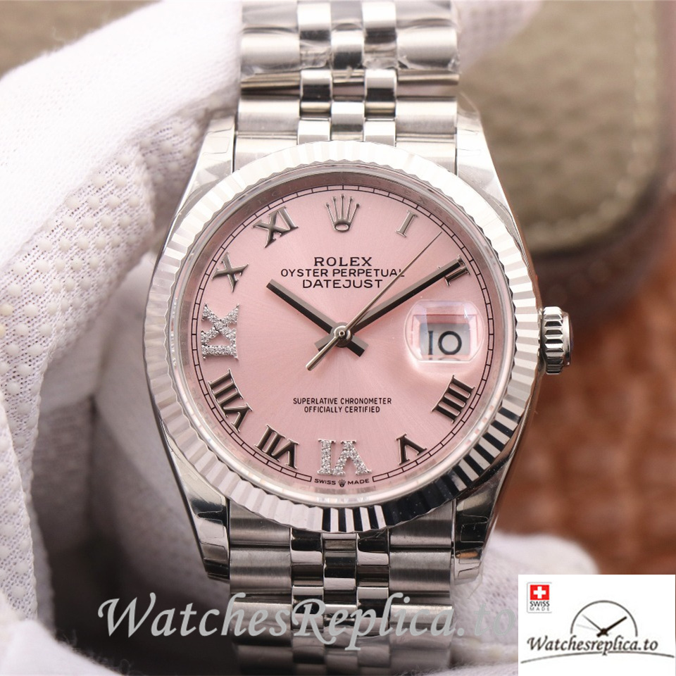Swiss Rolex Datejust Replica 126233 Stainless steel strap 36MM - WatchesReplica.is