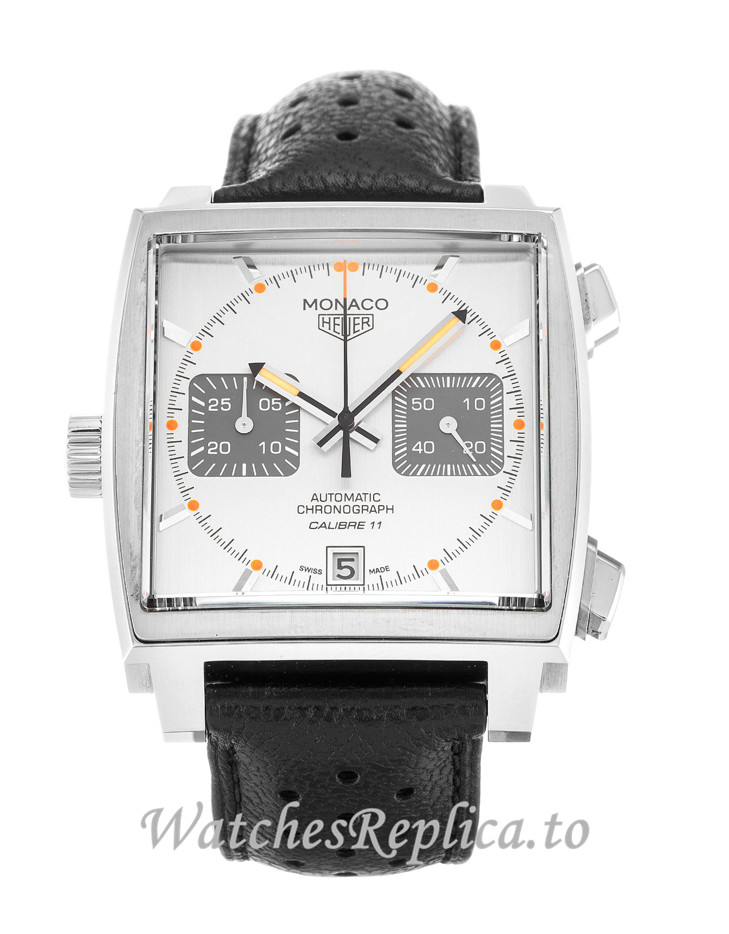 Tag Heuer Monaco Silver Dial CAW211C.FC6241-38 MM - WatchesReplica.is
