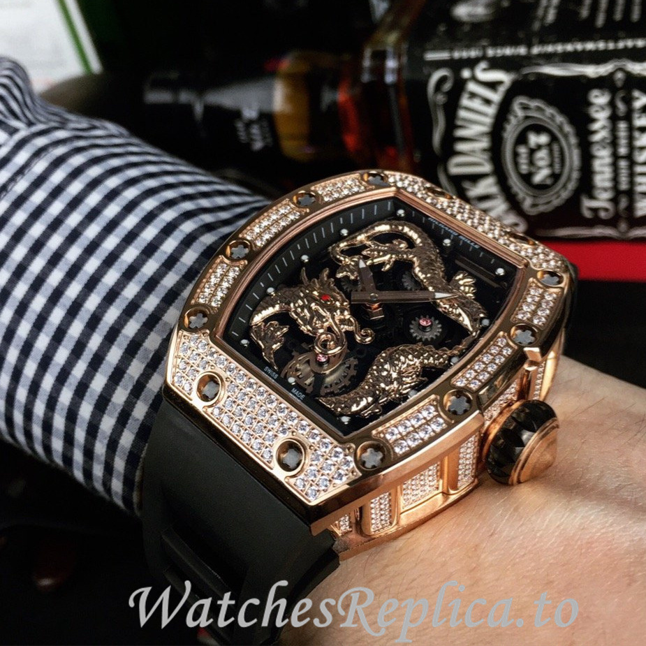 Richard Mille Replica RM57-01 Rubber strap 50MM - WatchesReplica.is