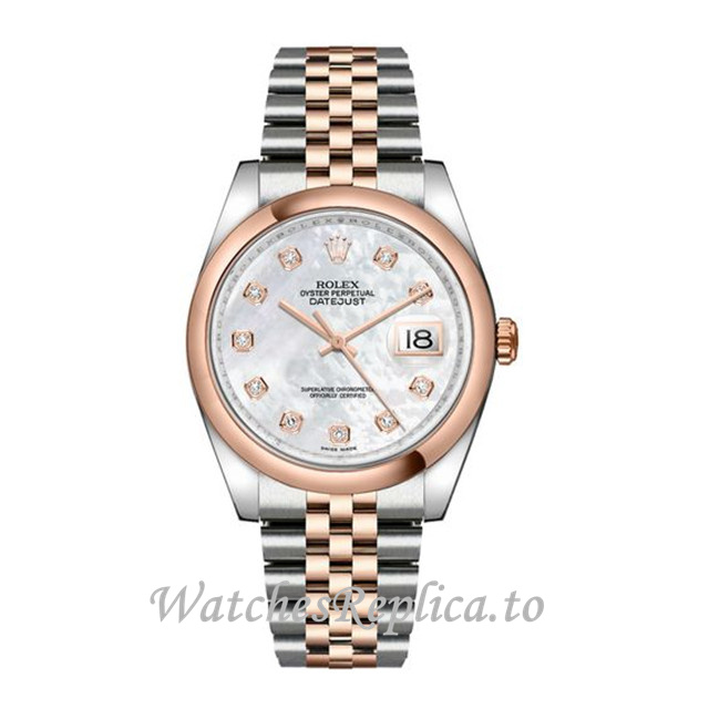 Replica Rolex Datejust 116201-31 36MM Stainless steel strap Mens Watch - WatchesReplica.is