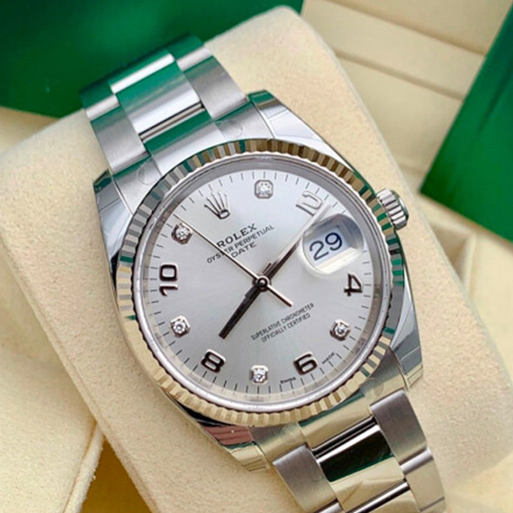 Replica Rolex Oyster Perpetual Date 115234-4 34MM - WatchesReplica.is