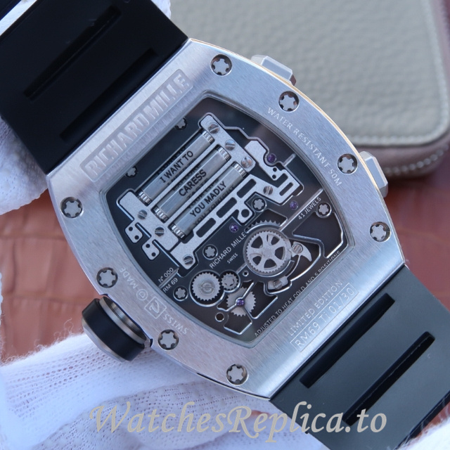 Richard Mille Replica RM69Ti Rubber strap 50MM - WatchesReplica.is