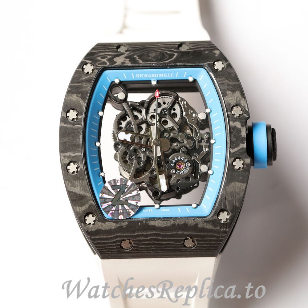 Richard Mille Replica RM055 Rubber strap 50MM - WatchesReplica.is