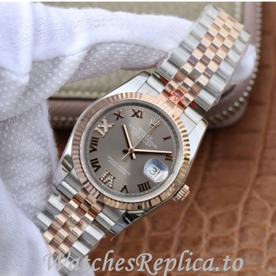 Swiss Rolex Datejust Replica 126231 Stainless steel strap 36MM - WatchesReplica.is