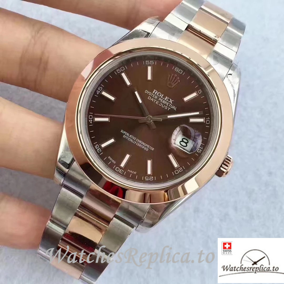 Swiss Rolex Datejust Replica 126301 Stainless steel strap 41MM - WatchesReplica.is