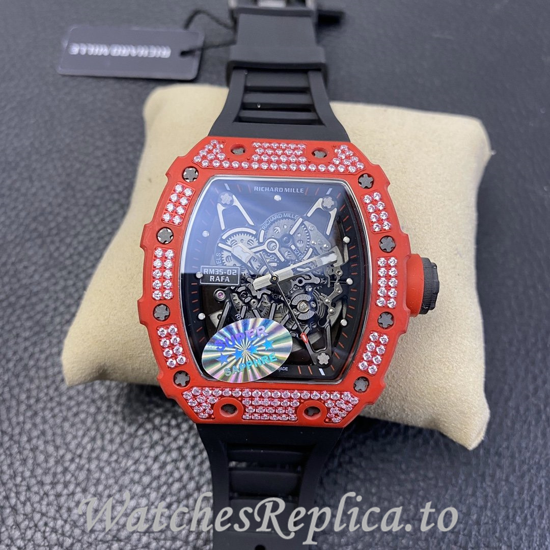 Richard Mille Replica RM035-02 Rubber strap 50MM - WatchesReplica.is