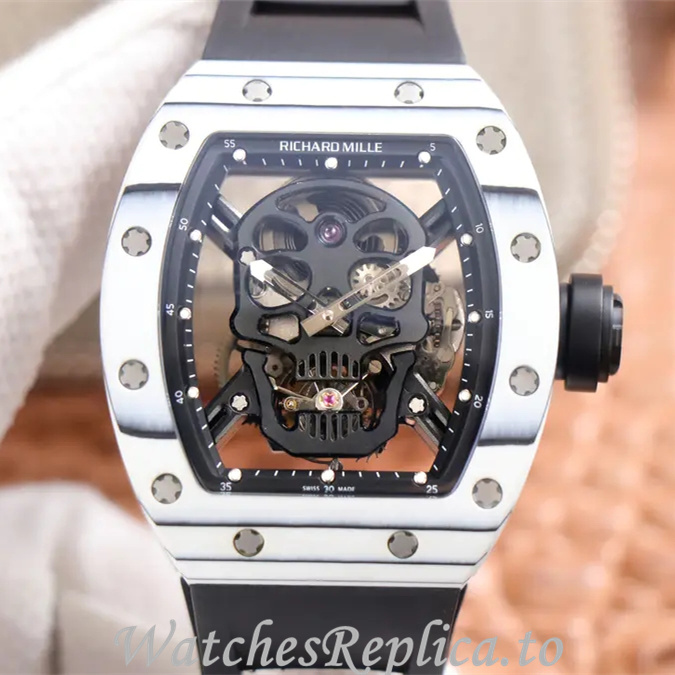 Richard Mille Replica RM52-01 Rubber strap 50MM - WatchesReplica.is