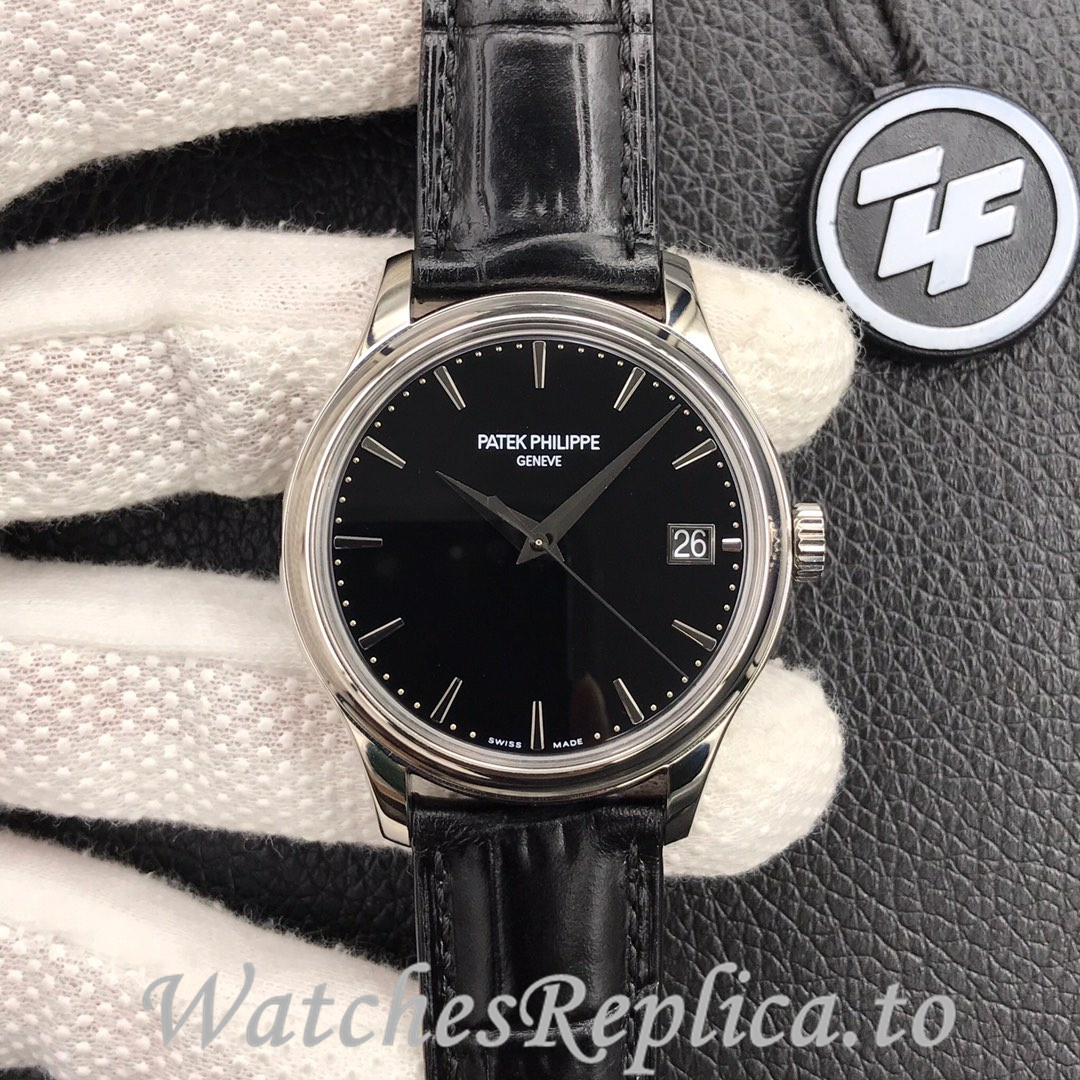 Patek Philippe Replica Calatrava 5227 Leather strap 39MM - WatchesReplica.is
