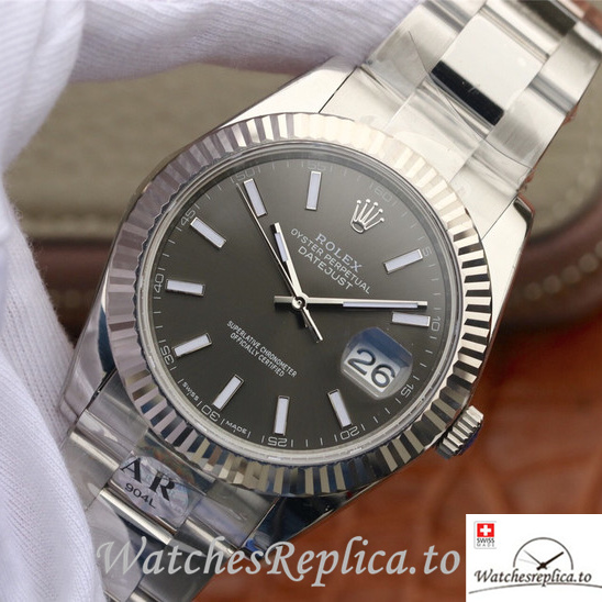 Swiss Rolex Datejust Replica 126334 Stainless steel strap 41MM - WatchesReplica.is