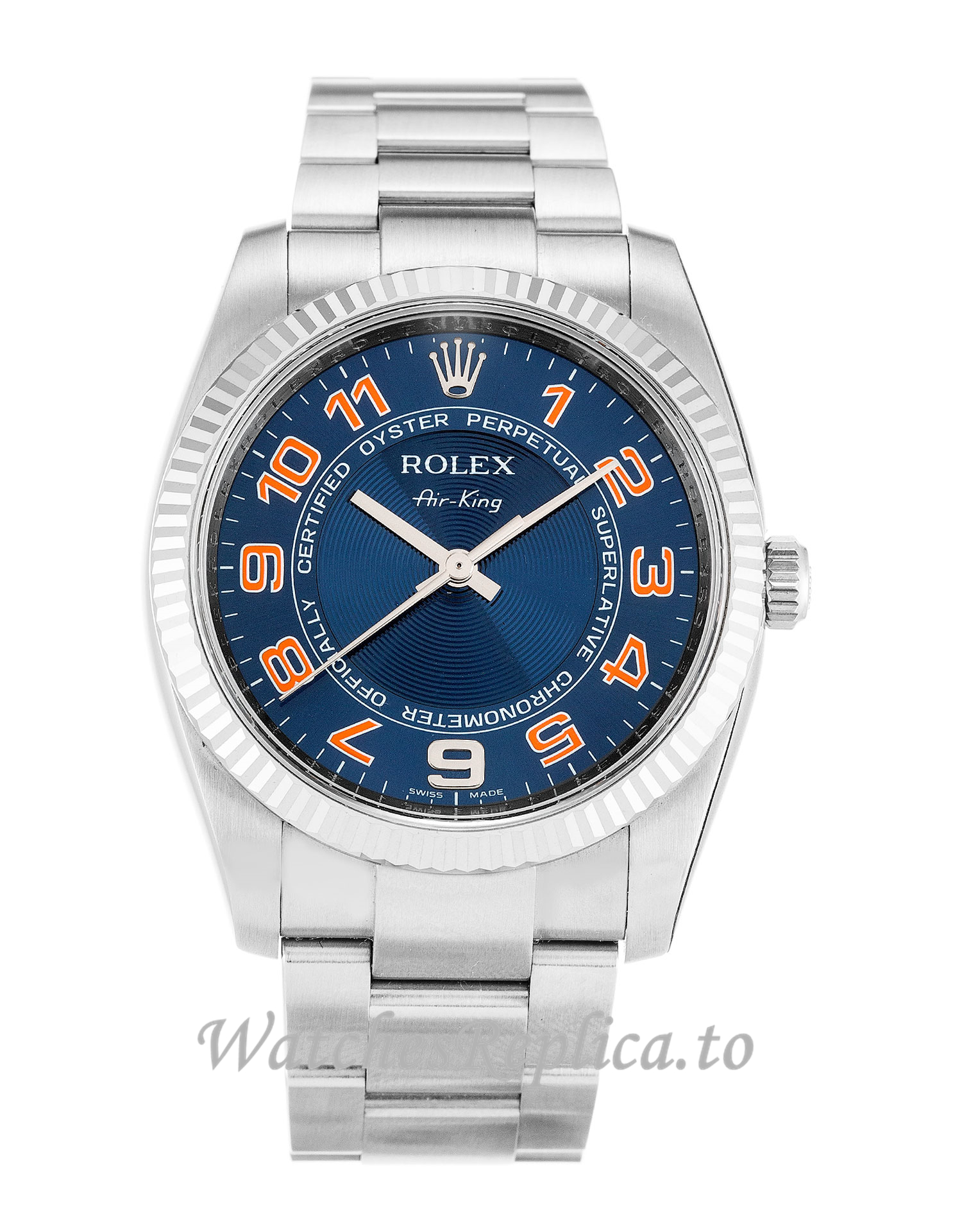 Rolex Air-King Blue Dial 114234-36MM - WatchesReplica.is