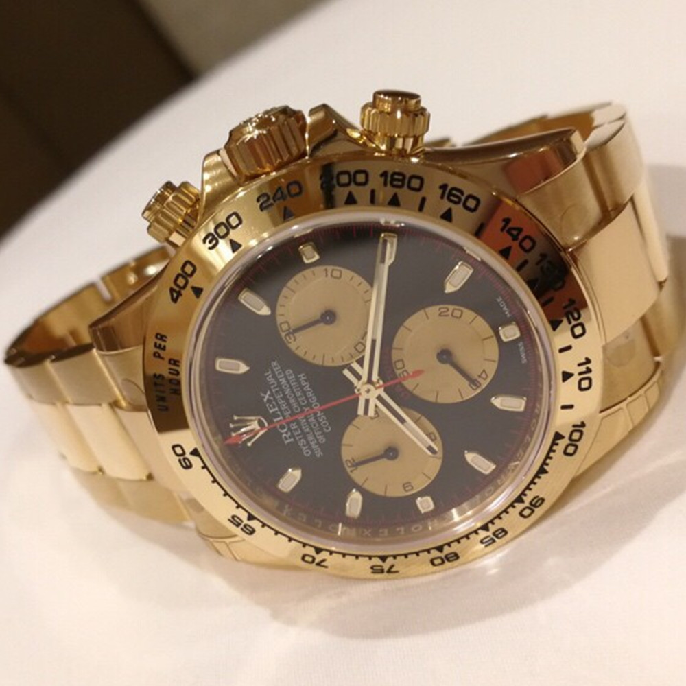 Rolex Daytona Black Dial 116528 - WatchesReplica.is