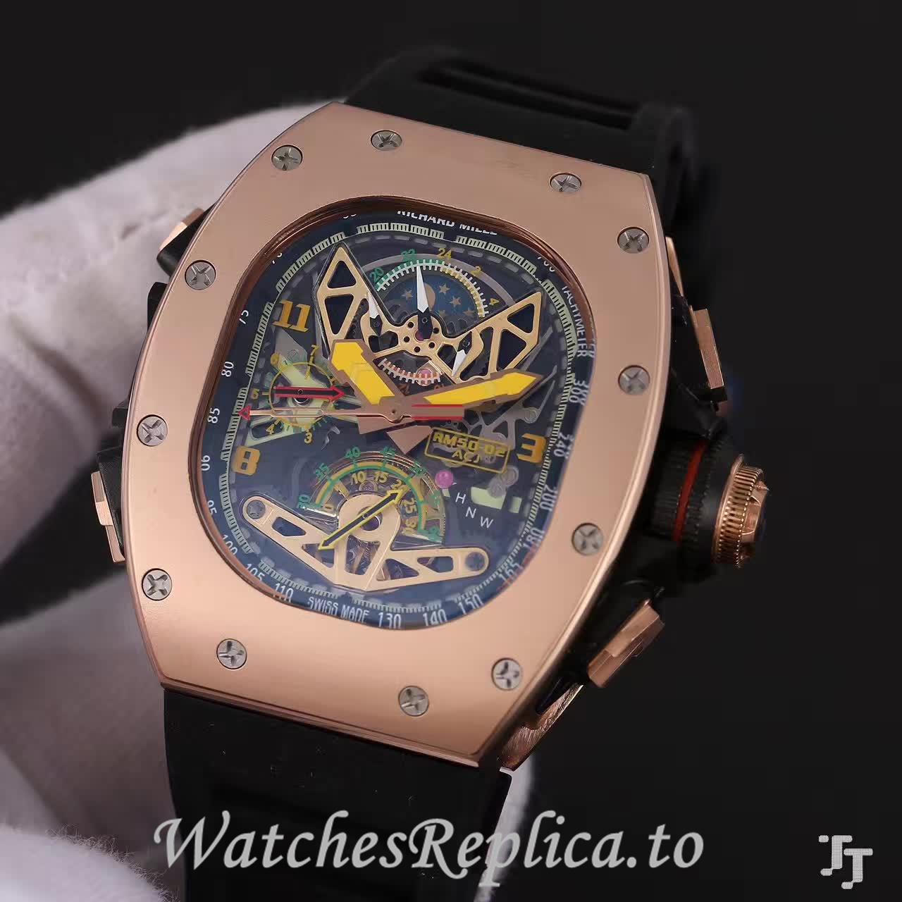 Richard Mille Replica RM50-02 Rubber strap 41MM - WatchesReplica.is