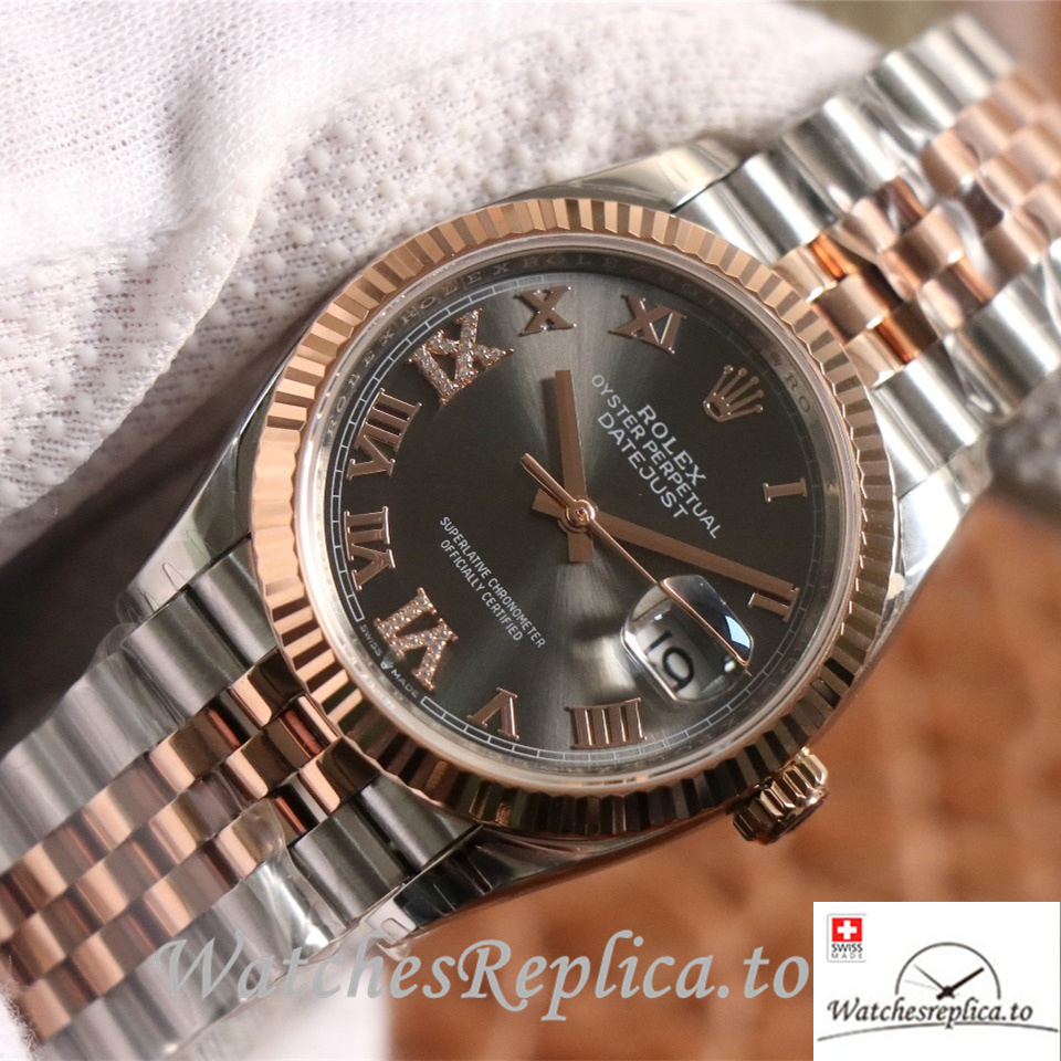 Swiss Rolex Datejust Replica 126233 Stainless steel strap 36MM - WatchesReplica.is