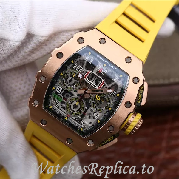 Richard Mille Replica RM11-03 Rubber strap 50MM - WatchesReplica.is