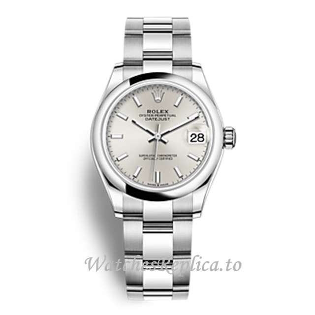 Replica Rolex Datejust m278240-0005 31MM Stainless Steel strap Ladies Watch - WatchesReplica.is