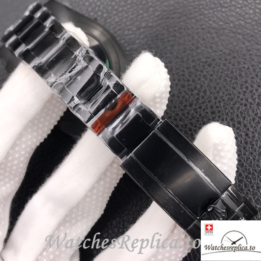 Swiss Rolex GMT-Master Replica Stainless steel strap 40MM - WatchesReplica.is