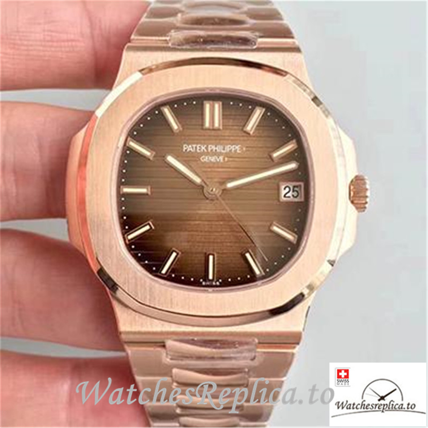 Swiss Patek Philippe Nautilus Replica 5711/1R-001 Stick Markers 40MM - WatchesReplica.is