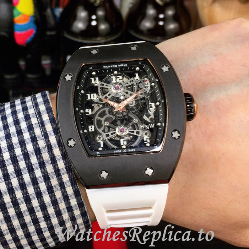 Richard Mille Replica RM17-01 Rubber strap 50MM - WatchesReplica.is