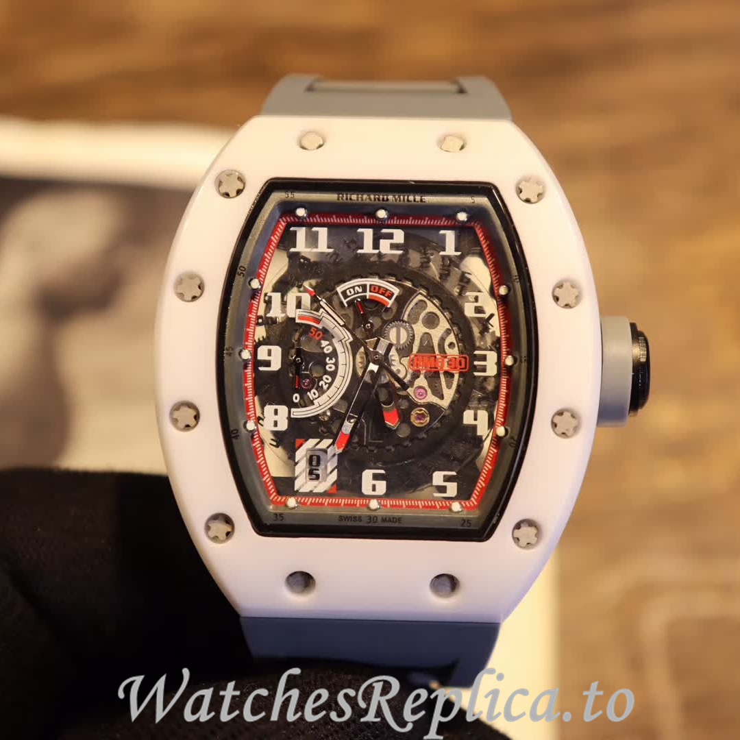 Richard Mille Replica RM030 Rubber strap 50MM - WatchesReplica.is