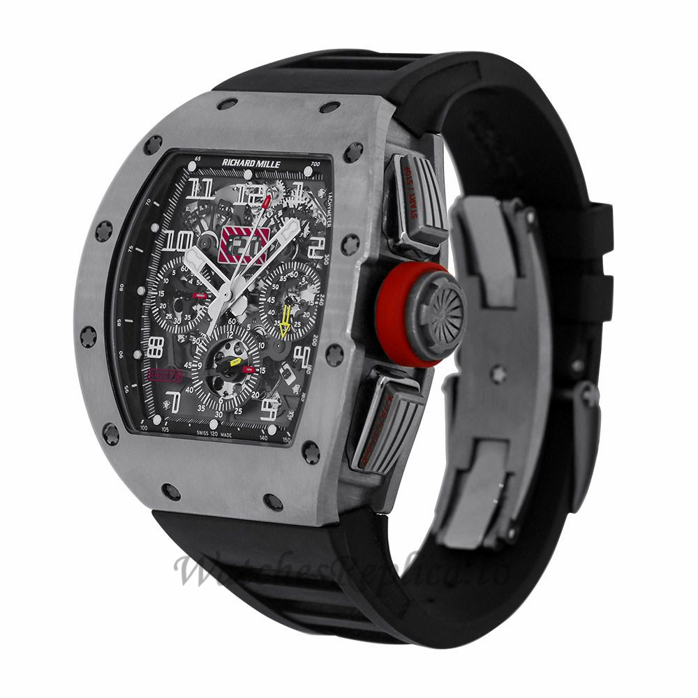 Richard Mille Replica Felipe Massa Titanium Chronograph Titanium 50MM M01107008 - WatchesReplica.is