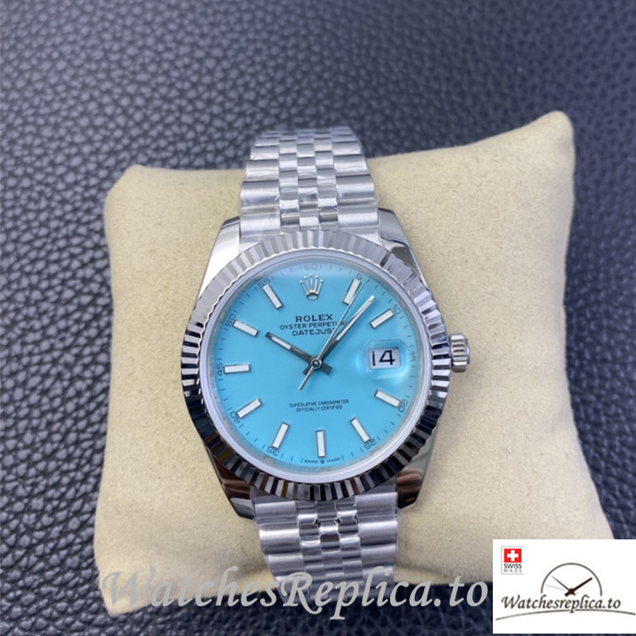 Swiss Rolex Datejust 126334 Replica Stainless steel strap 41MM - WatchesReplica.is