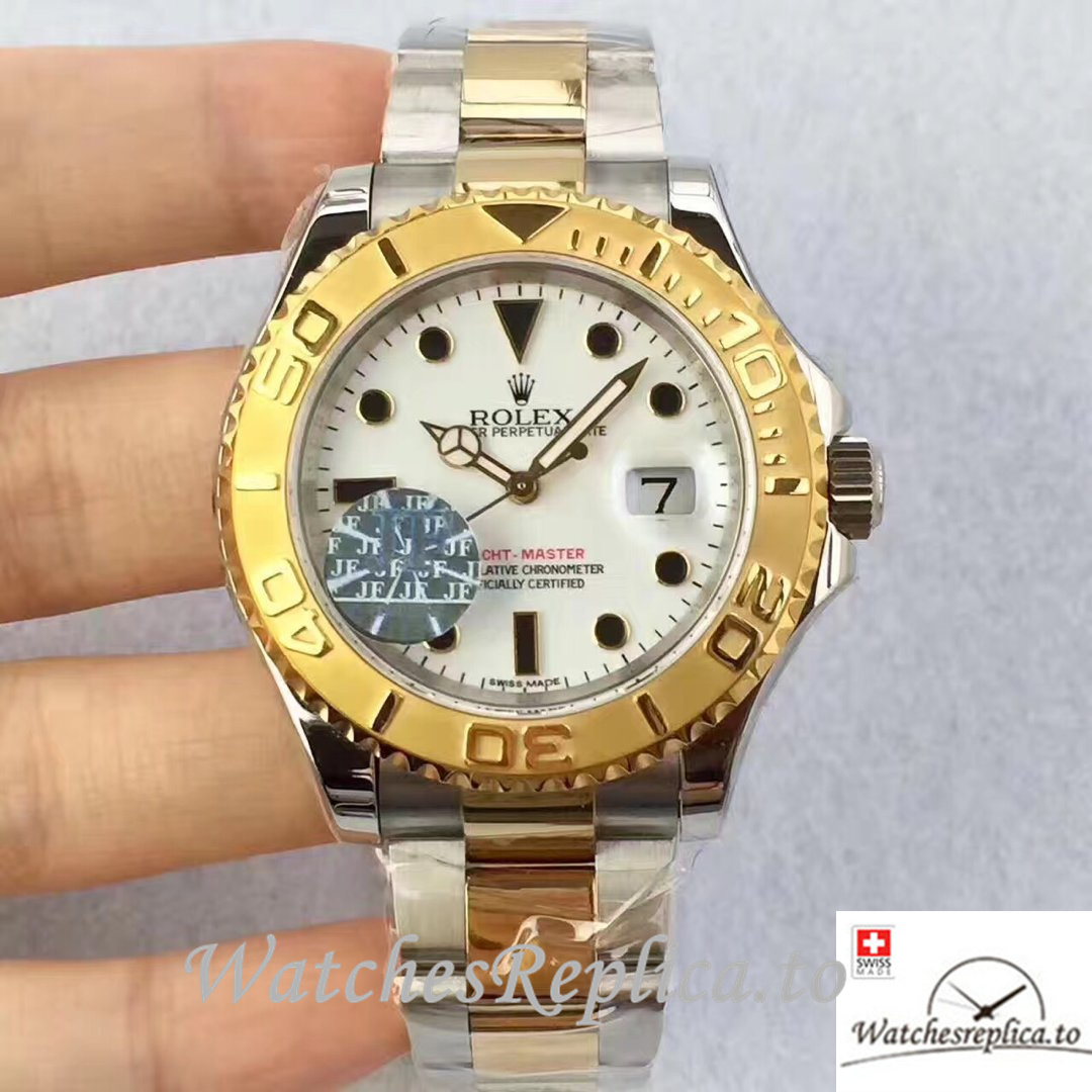 Swiss Rolex Yacht-Master Replica 116623 Stainless steel strap 40MM - WatchesReplica.is