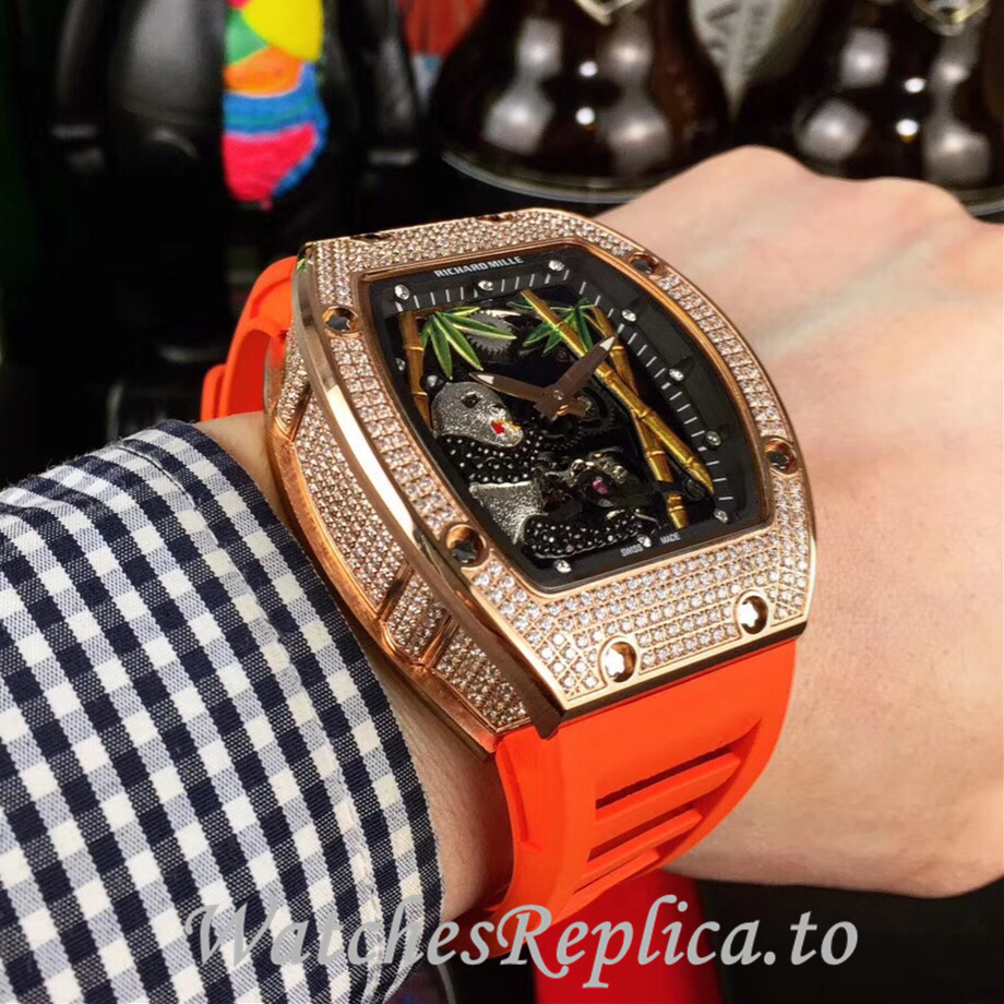 Richard Mille Replica RM26-01 Rubber strap 50MM - WatchesReplica.is