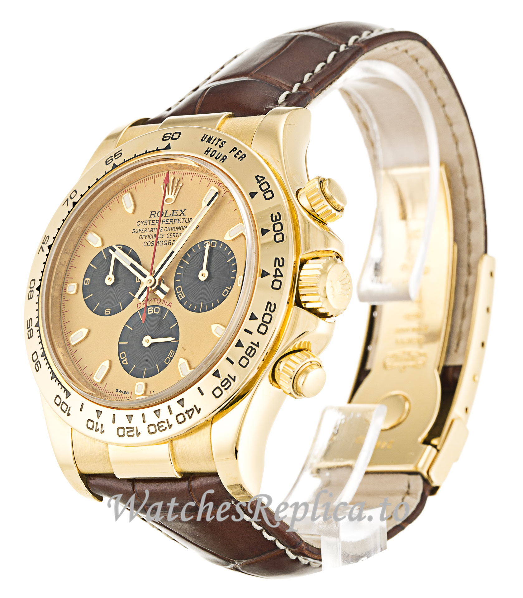 Rolex Daytona Gold Dial 116518 - WatchesReplica.is