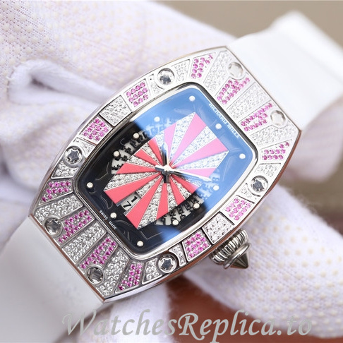 Richard Mille Replica RM007 Rubber strap 45MM - WatchesReplica.is