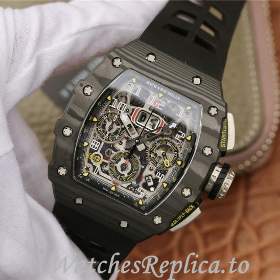 Richard Mille Replica RM11-03 Rubber strap 50MM - WatchesReplica.is