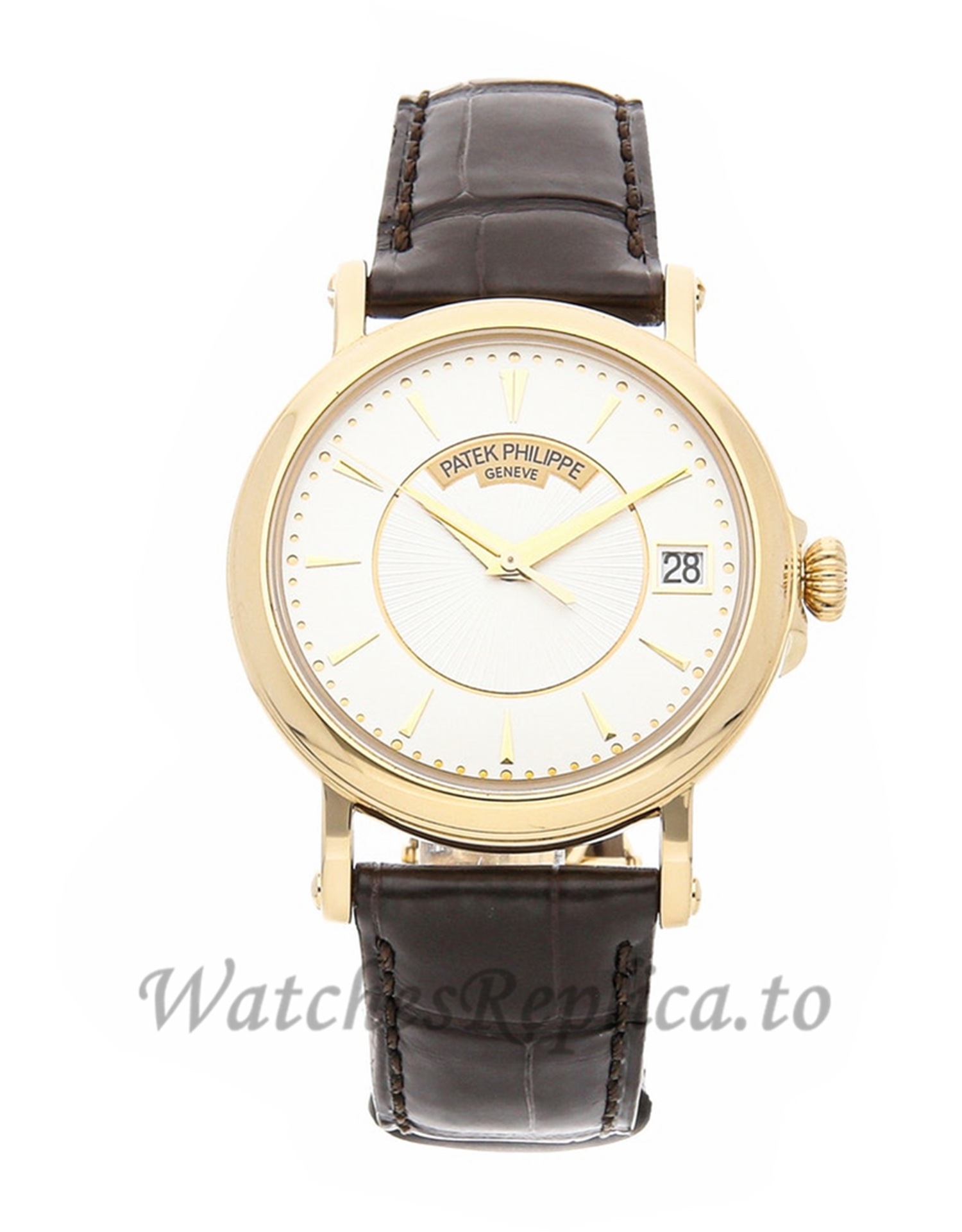 Patek Philippe Replica Calatrava Mens 38mm 5153J-001 - WatchesReplica.is