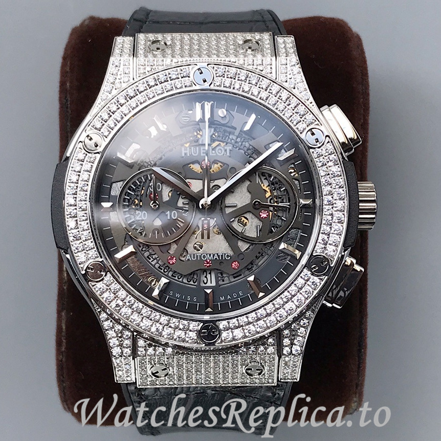 Hublot Replica Classic Fusion Leather strap 45MM - WatchesReplica.is