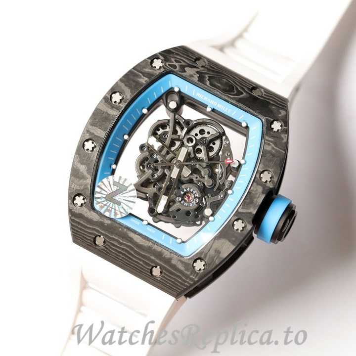Richard Mille Replica RM055 Rubber strap 50MM - WatchesReplica.is
