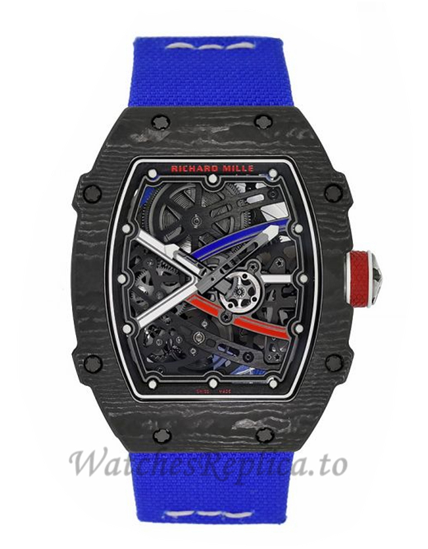 Richard Mille Replica RM67-02 Sebastien Ogier Carbon TPT Automatic 47MM Watch RM67-02 56123 - WatchesReplica.is