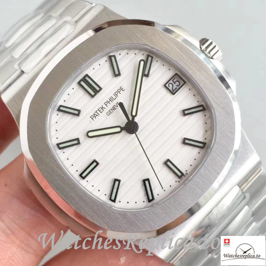 Swiss Patek Philippe Nautilus Replica 5711/1A-011 Stick Markers 40MM - WatchesReplica.is