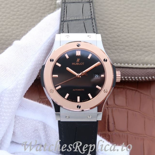 Hublot Replica 511.NX.1170.LR Leather strap 45MM - WatchesReplica.is
