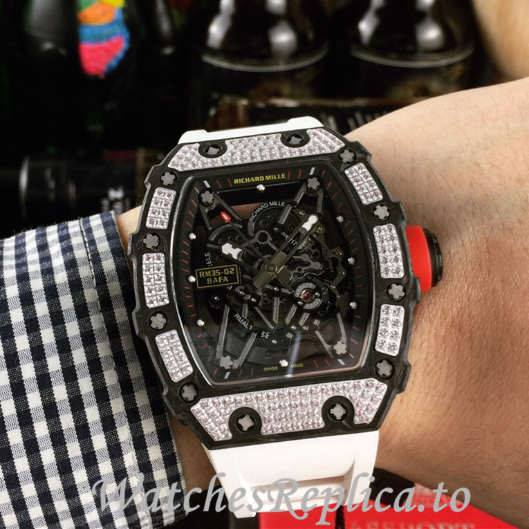 Richard Mille Replica RM035-02 Rubber strap 50MM - WatchesReplica.is