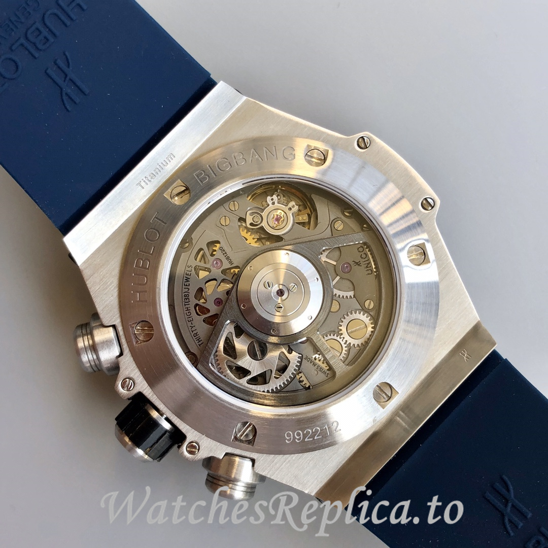 Hublot Replica Big Bang Gypsophila Chronograph v2 Rubber strap 45MM - WatchesReplica.is