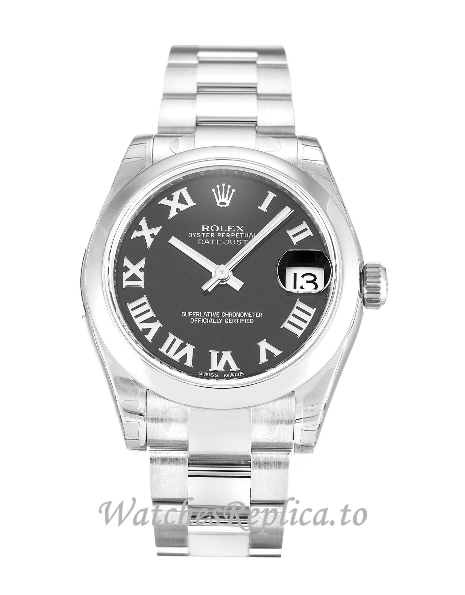 Rolex Datejust Lady Black Dial 178240 31MM - WatchesReplica.is